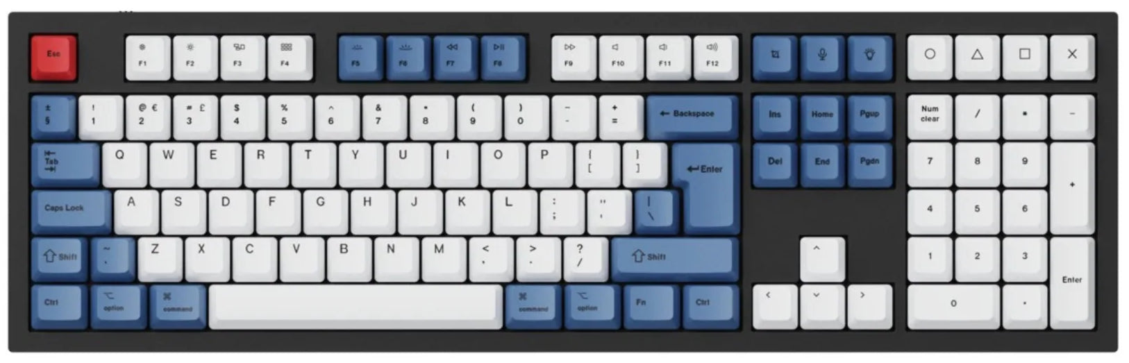 ISO & ANSI Q3 & Q4 & Q6 & K8 OEM Dye-Sub PBT Keycap Set - Blue