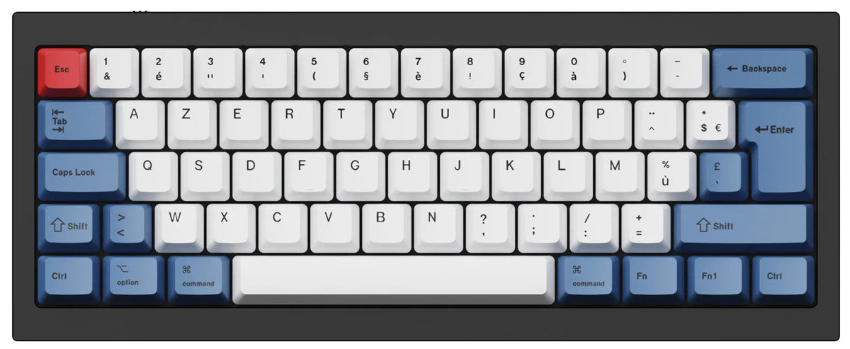 ISO & ANSI Q3 & Q4 & Q6 & K8 OEM Dye-Sub PBT Keycap Set - Blue