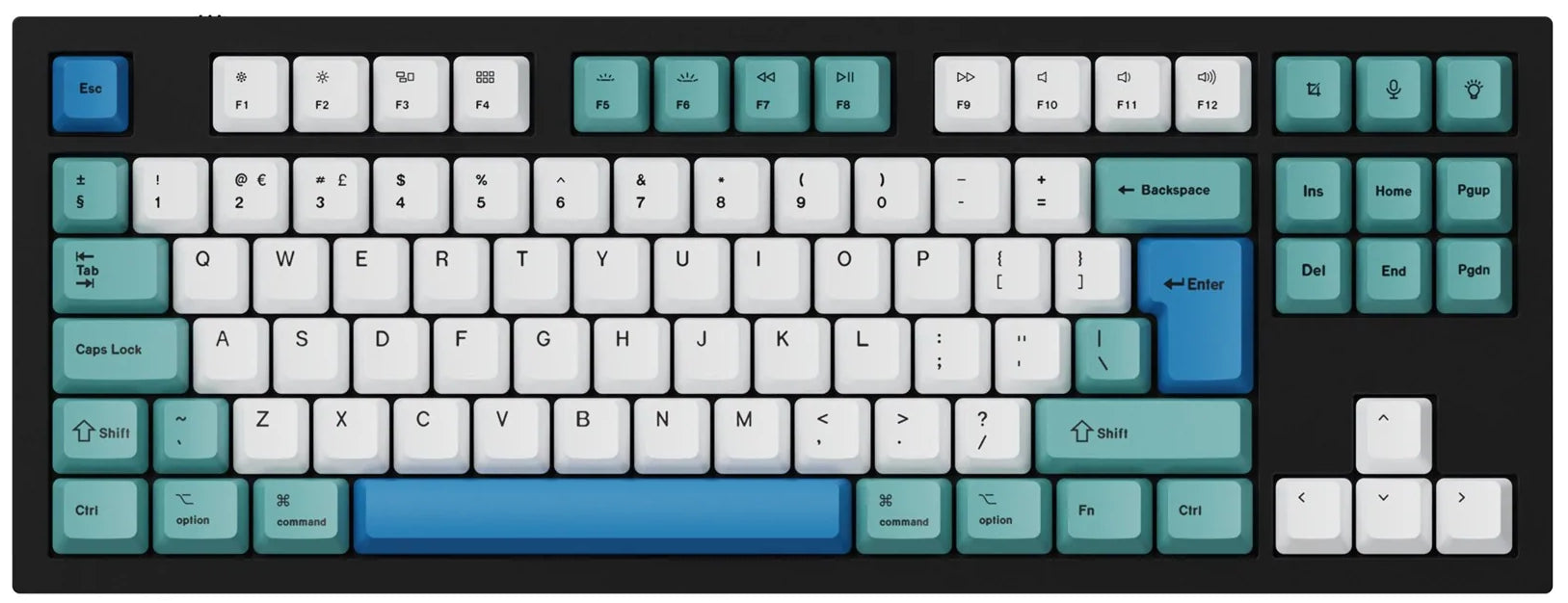 ISO & ANSI Q3 & Q4 & Q6 & K8 OEM Dye-Sub PBT Keycap Set