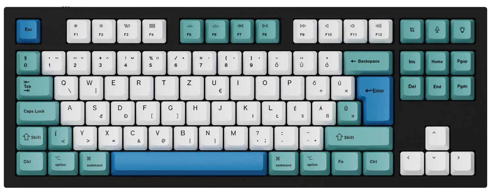 ISO & ANSI Q3 & Q4 & Q6 & K8 OEM Dye-Sub PBT Keycap Set