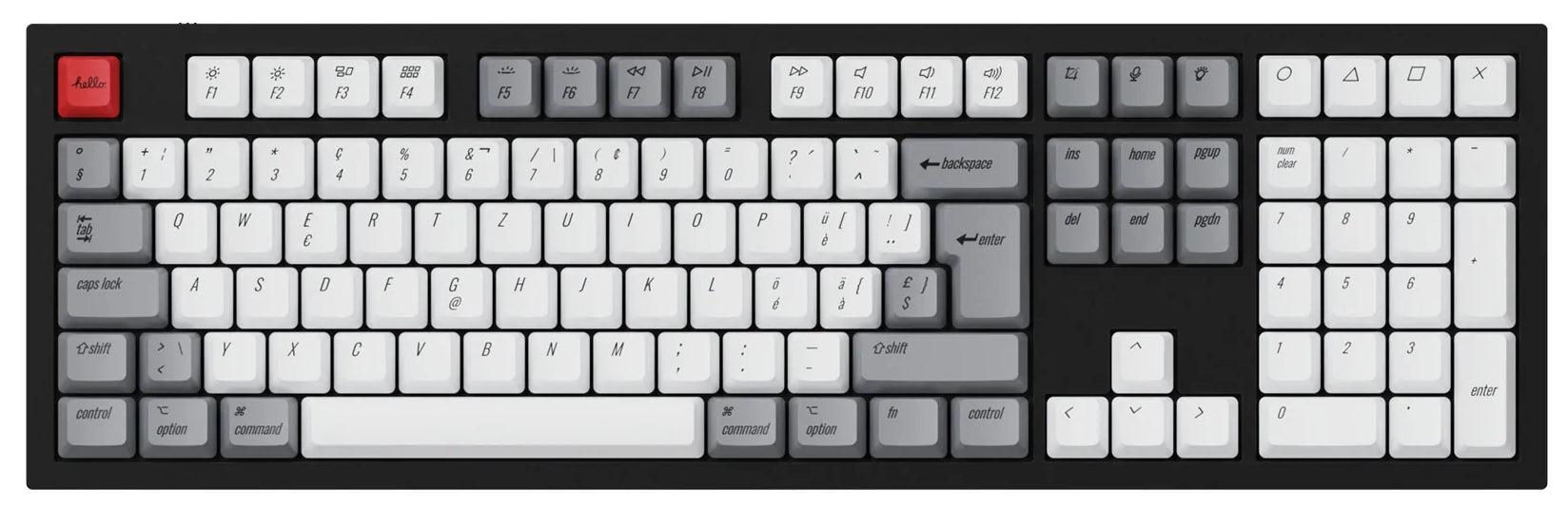 ISO & ANSI Q3 & Q4 & Q6 & K8 OEM Dye-Sub PBT Keycap Set