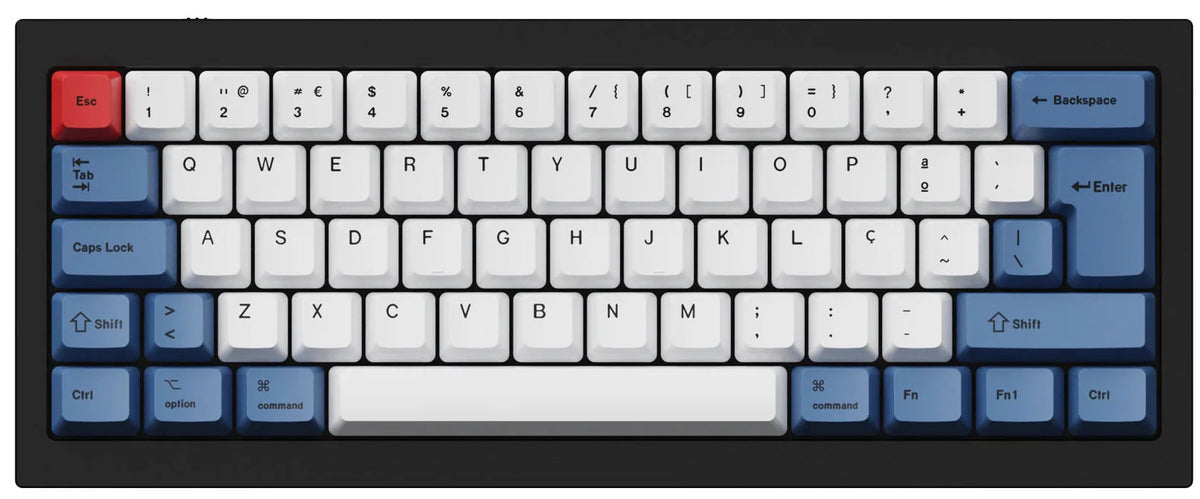 ISO & ANSI Q3 & Q4 & Q6 & K8 OEM Dye-Sub PBT Keycap Set - Blue