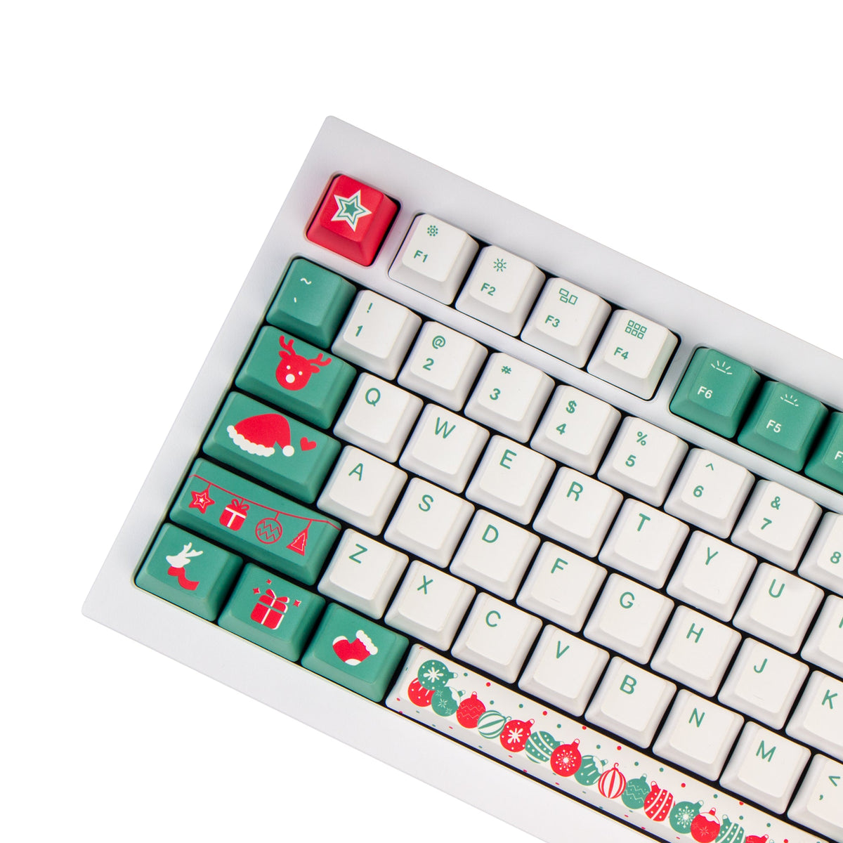 OEM Dye-Sub PBT Keycap Set - Christmas Tree