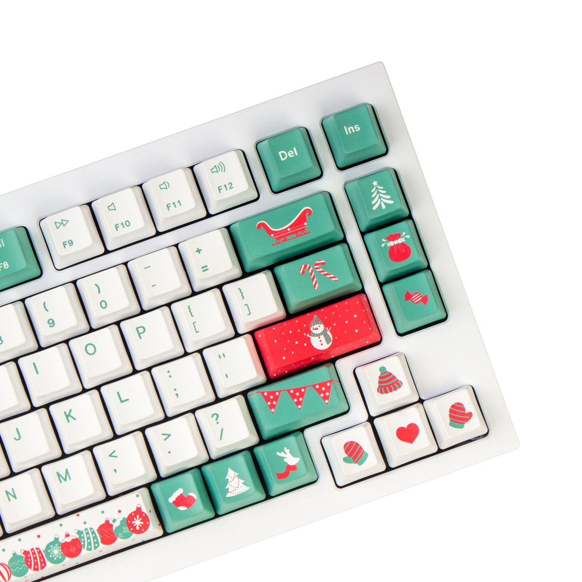 OEM Dye-Sub PBT Keycap Set - Christmas Tree