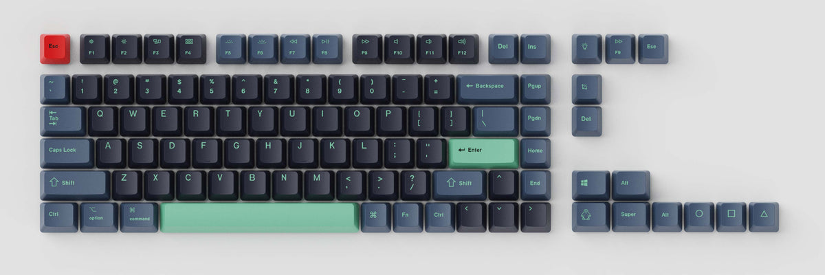 OEM Dye-Sub PBT Keycap Set - Hacker