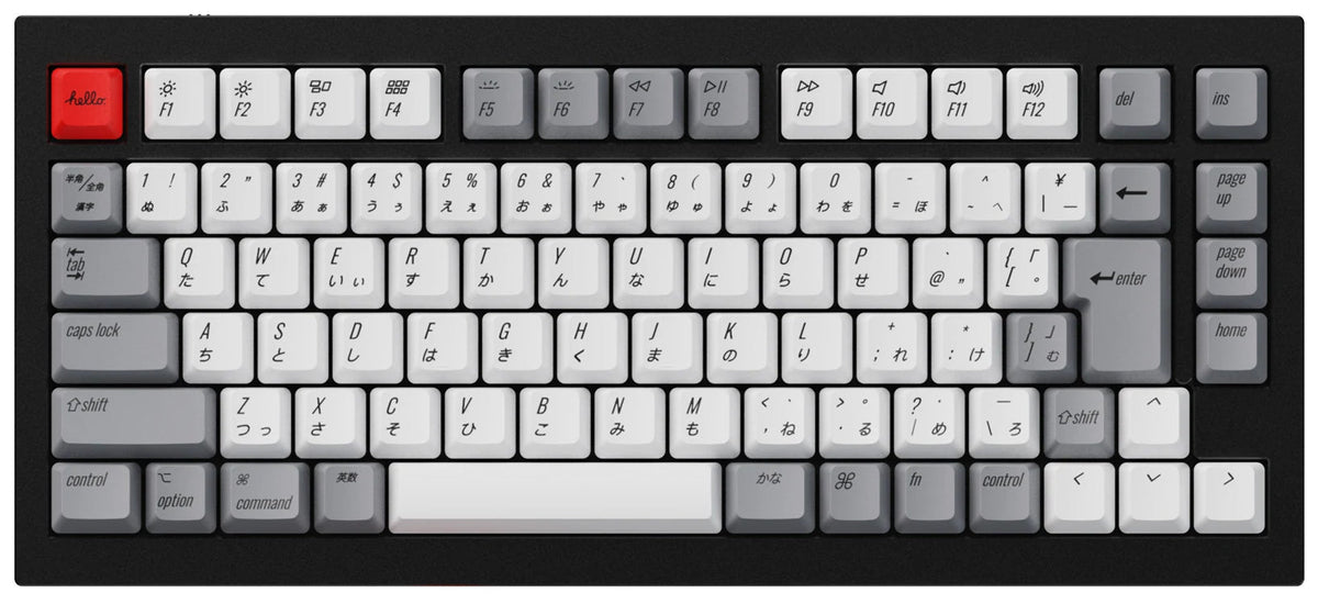 JIS Q1 OEM Dye-Sub PBT Keycap Set