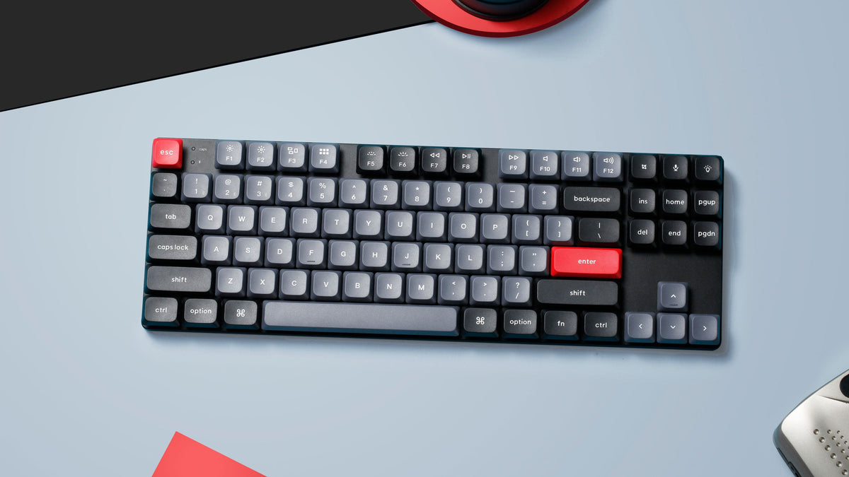 Keychron K1 Pro QMK/VIA Low-Profile Wireless Mechanical Keyboard with an ultra-slim body and hot-swappable