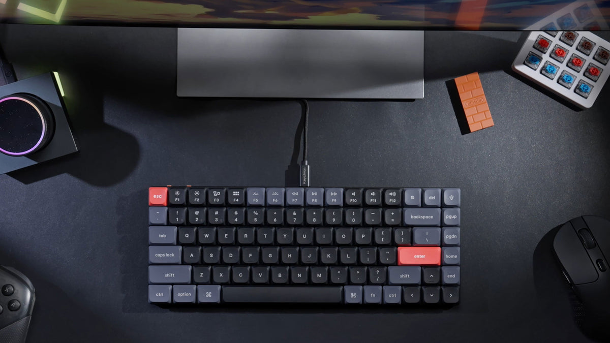 Keychron K3 Pro QMK/VIA Low-Profile Wireless Mechanical Keyboard with an ultra-slim body and hot-swappable