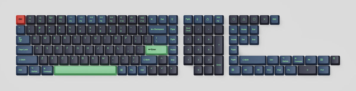 OEM Dye-Sub PBT Keycap Set - Hacker