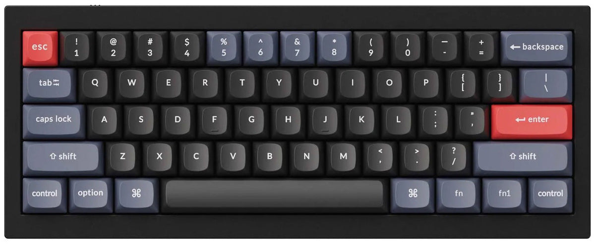 Keychron Q4 QMK VIA custom mechanical keyboard 60 percent layout full aluminum black frame for Mac Windows iOS RGB backlight with hot swappable Gateron G Pro switch