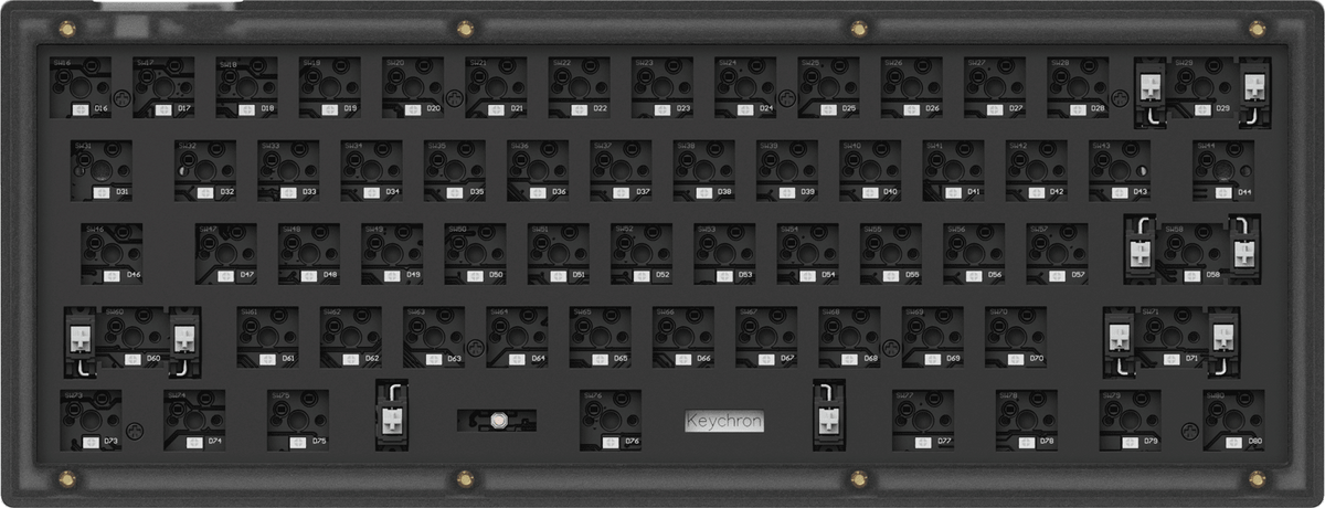 Barebone US layout of Keychron V4 Custom Mechanical Keyboard