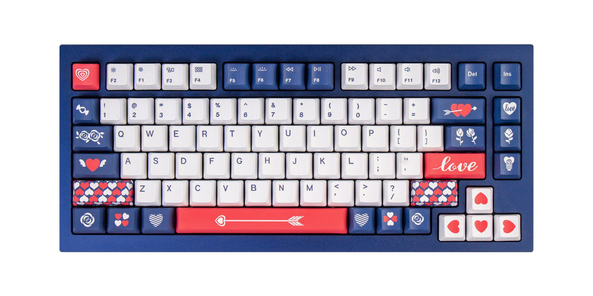 Q1 OEM Dye-Sub PBT Keycap Set - Love