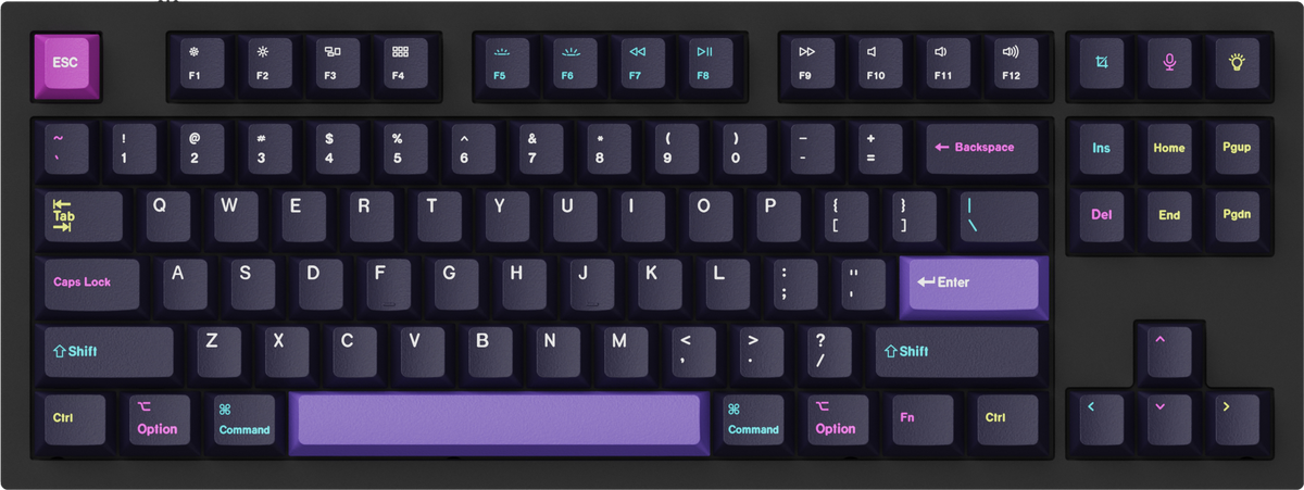 OEM Dye-Sub PBT Full Set Keycap Set - Morse Code