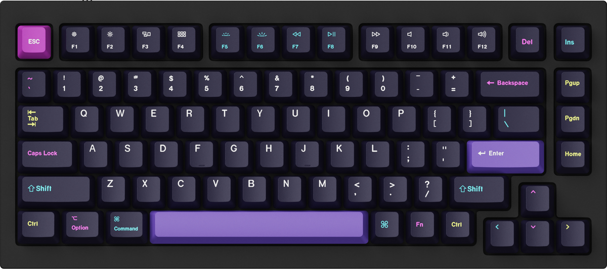 OEM Dye-Sub PBT Full Set Keycap Set - Morse Code