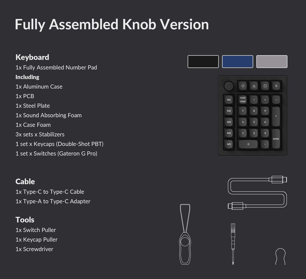 Keychron Q0 Plus Custom Mechanical Number Pad