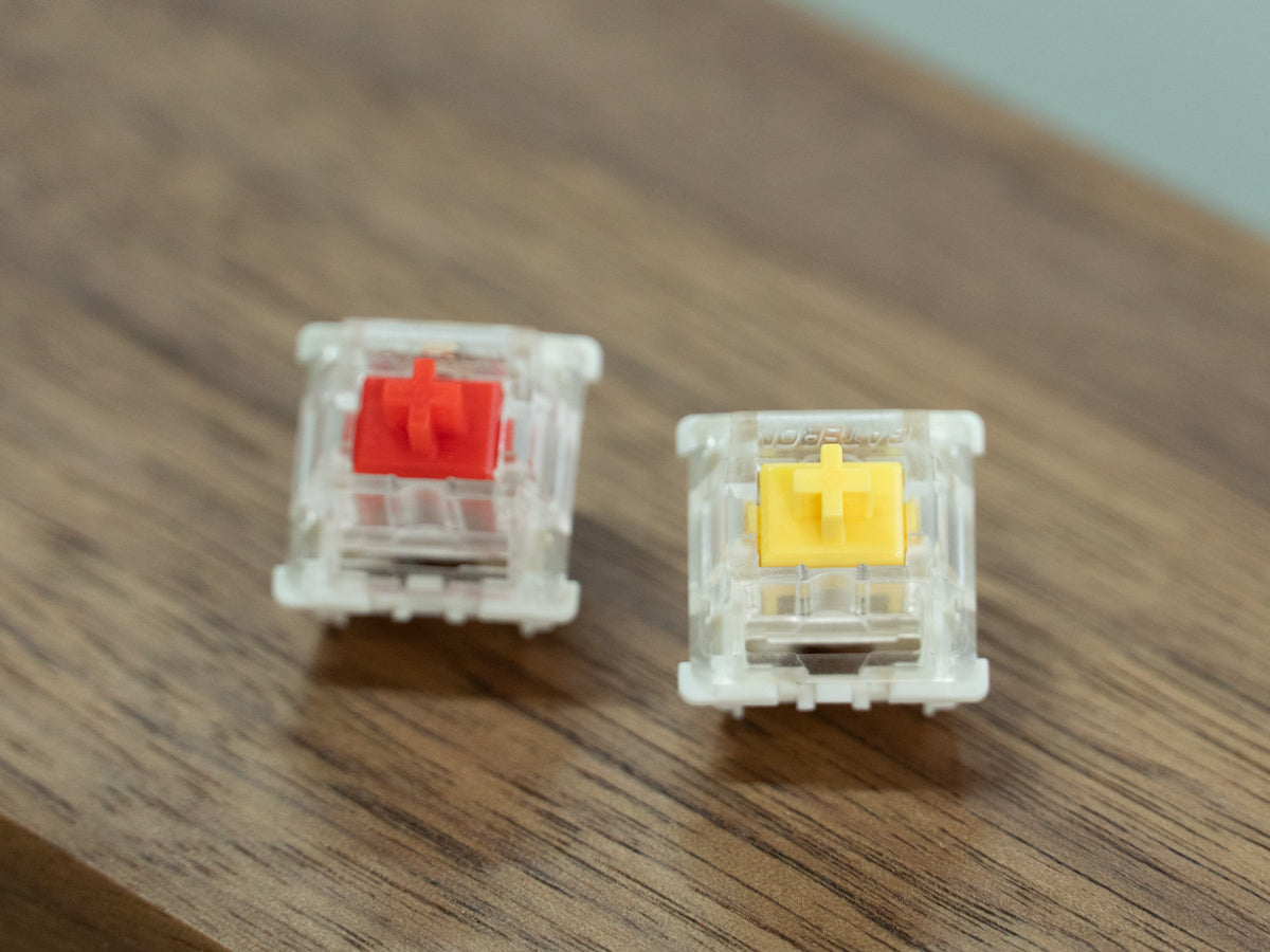 Gateron Yellow and Red Switches