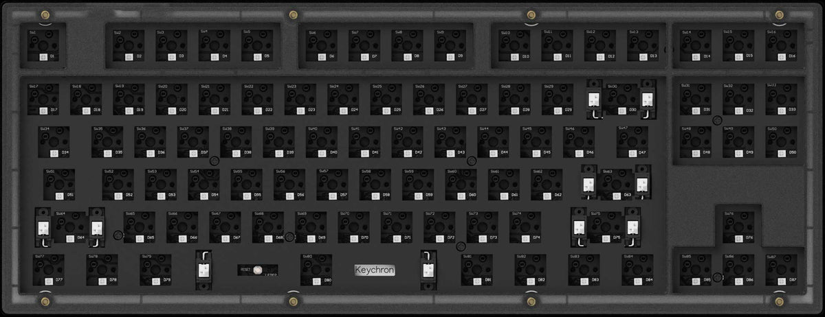 Barebone US layout of Keychron V3 Custom Mechanical Keyboard