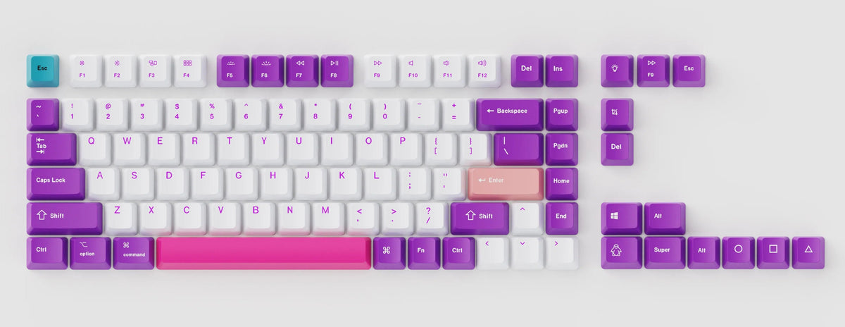 OEM Dye-Sub PBT Keycap Set - Unicorn