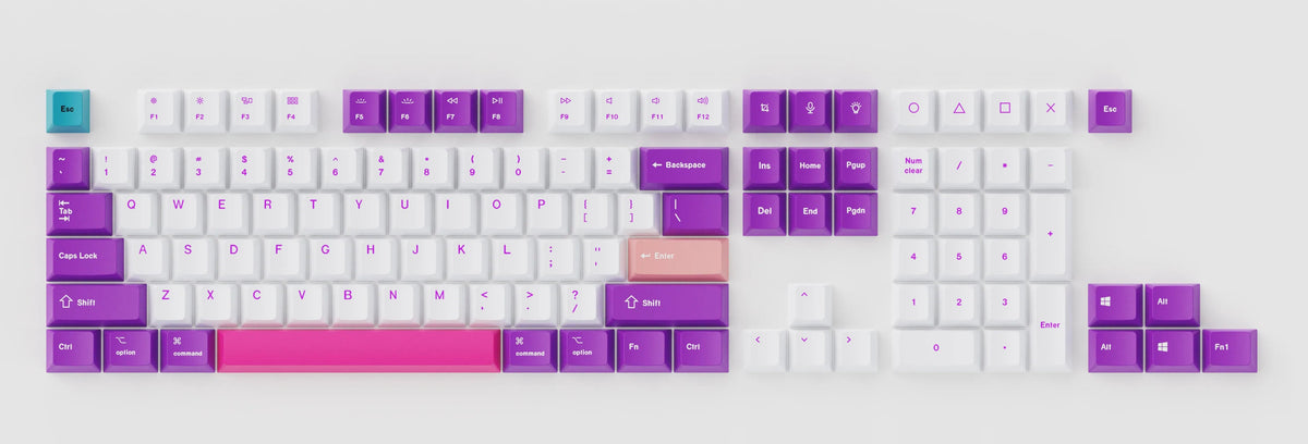 OEM Dye-Sub PBT Keycap Set - Unicorn