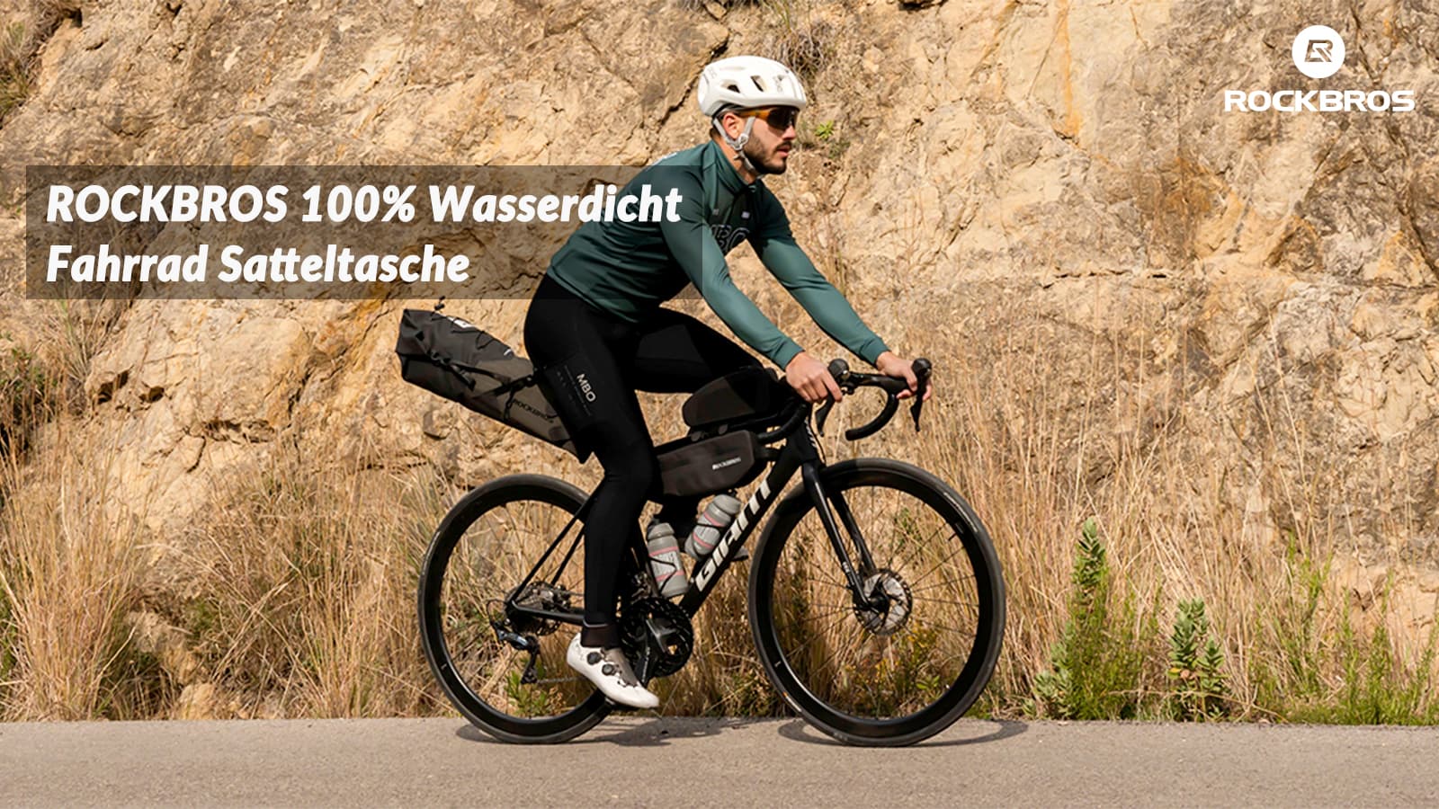 ROCKBROS Fahrrad Satteltasche IPX7 wasserdicht Sitztasche 10L