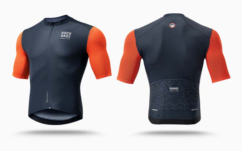 ROAD TO SKY Herren Quick Dry Radfahren Kurzarmtrikot MTB Rennrad Fahrrad Jersey Details