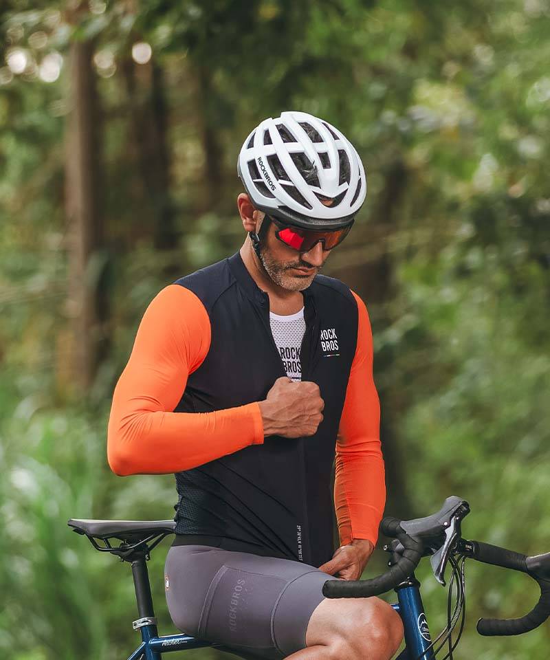 ROAD TO SKY Herren Quick Dry Radfahren Langarmtrikot MTB Rennrad Fahrrad Jersey Details