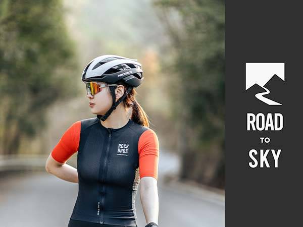 ROAD TO SKY Women's Quick Dry Cycling Kurzarmtrikot MTB Rennrad Fahrrad Jersey Details