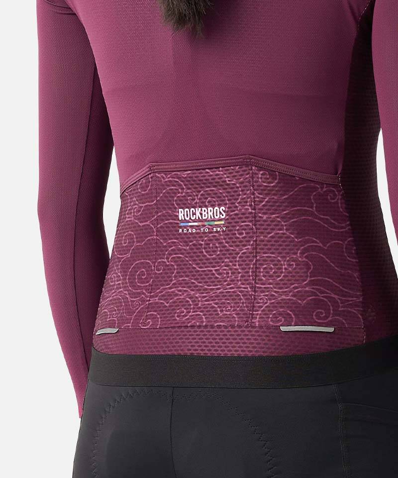 ROAD TO SKY Women's Quick Dry Cycling Langarmtrikot MTB Rennrad Fahrrad Jersey Details