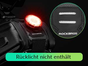 ROCKBROS 3D Hard Shell Fahrrad Satteltasche mit Schnellverschluss 1,8L Details