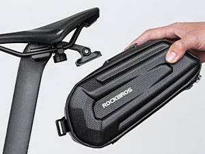 ROCKBROS 3D Hard Shell Fahrrad Satteltasche mit Schnellverschluss 1,8L Details