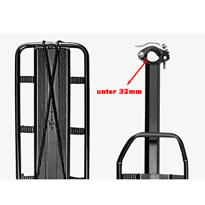 ROCKBROS Fahrrad Gepäckträger mit Reflektor und Schutzblech Aluminiumlegierung Details