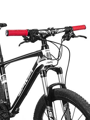 ROCKBROS Ultra-Leicht Fahrradgriffe aus Gummi mit Aluminium Lock-on Design Details