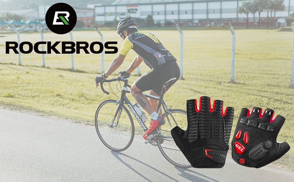 Fahrrad Handschuhe Damen Herren Halbfinger Fahrradhandschuhe | ROCKBROS –  ROCKBROS-EU