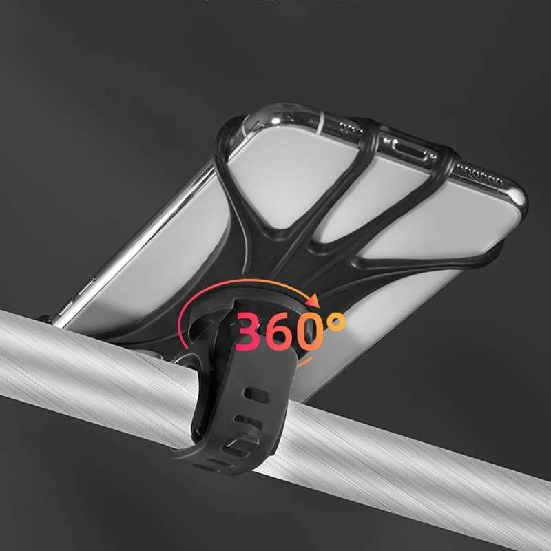 ROCKBROS Handyhalterung aus Silikon 360 Grad Drehbar für Motorrad & Fahrrad  – ROCKBROS-EU