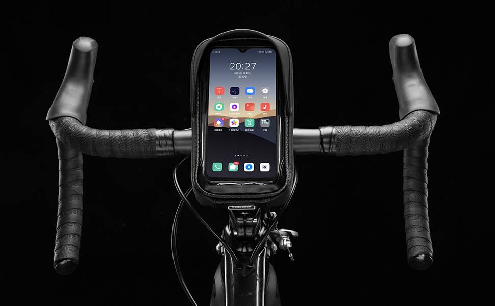 ROCKBROS Fahrrad Lenkertasche Handyhalterung mit TPU Touchscreen Details