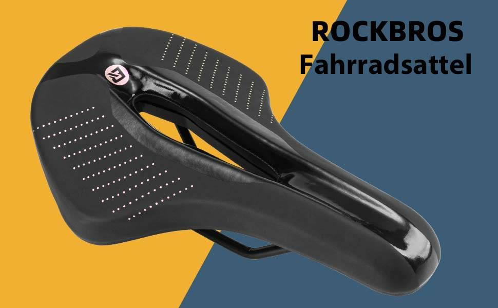 ROCKBROS Fahrrad Sattel Ergonomischer Stoßdämpfender Fahrradsattel Unisex Details