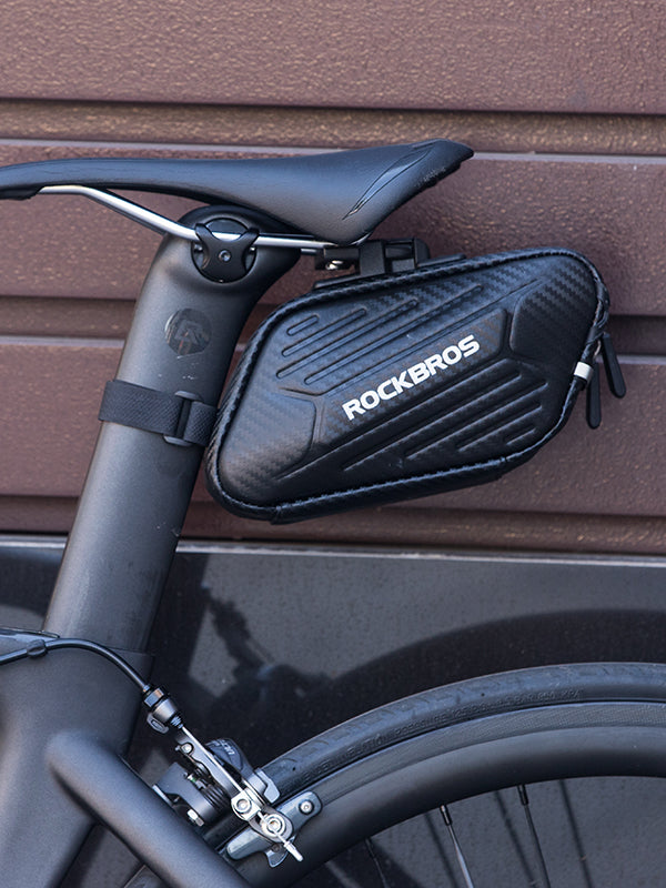 ROCKBROS Fahrrad Satteltasche für MTB/Rennrad/Faltrad Wasserdicht Schwarz Details