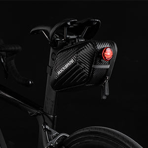 ROCKBROS Fahrrad Satteltasche für MTB/Rennrad/Faltrad Wasserdicht Schwarz Details