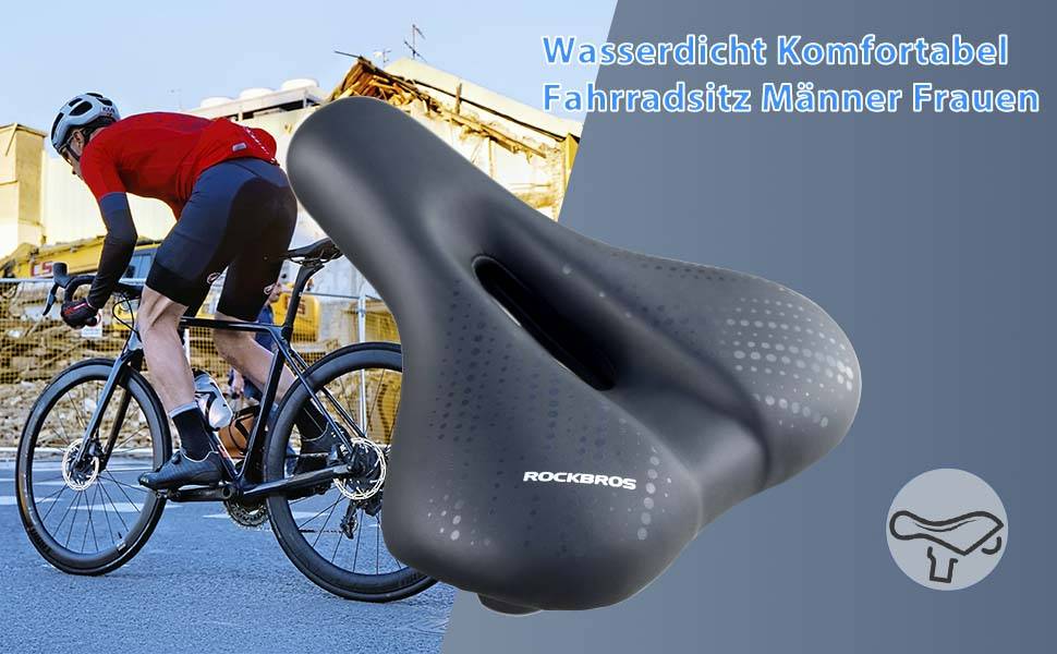 ROCKBROS Fahrradsattel aus Memory-Schaumstoff Details