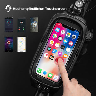 ROCKBROS Fahrradtasche wasserdicht Handytasche mit TPU Touchscreen Details