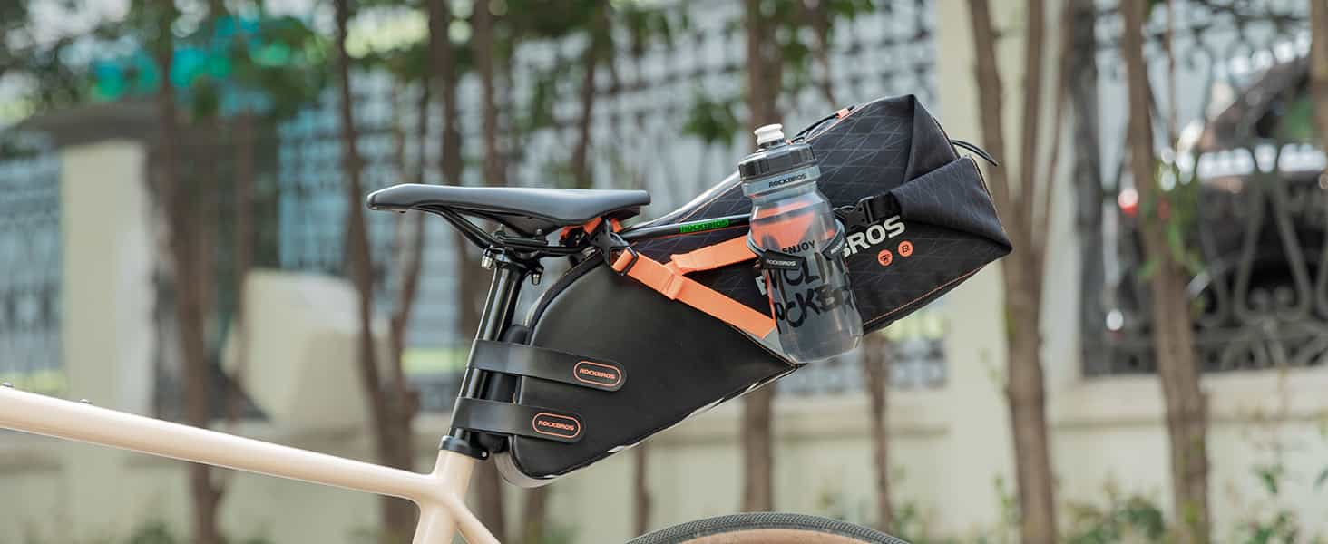 ROCKBROS Flaschenhalter & Stabilisator Stütze für Fahrrad Satteltasche