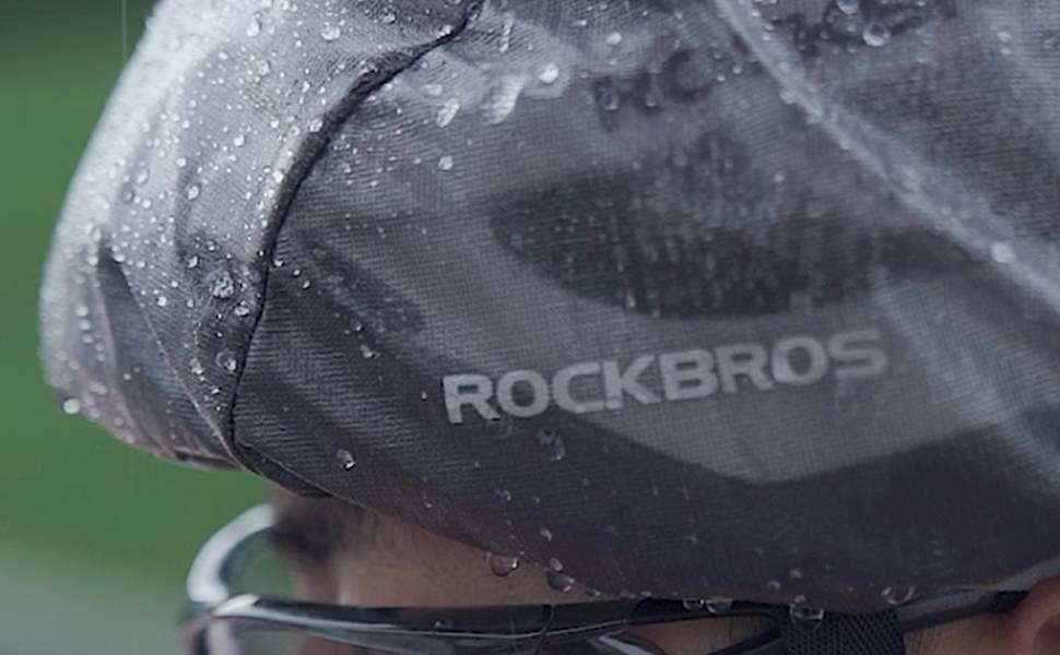 ROCKBROS Helmüberzug Helmet Cover Regenkappe Details