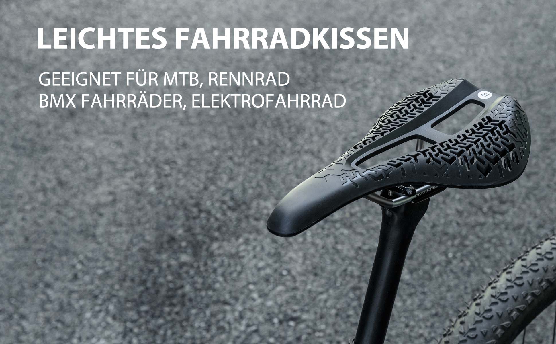 ROCKBROS Leicht Ergonomischer Fahrrad Sattel Details