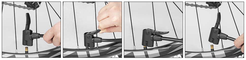 ROCKBROS Mini Fahrradpumpe Details