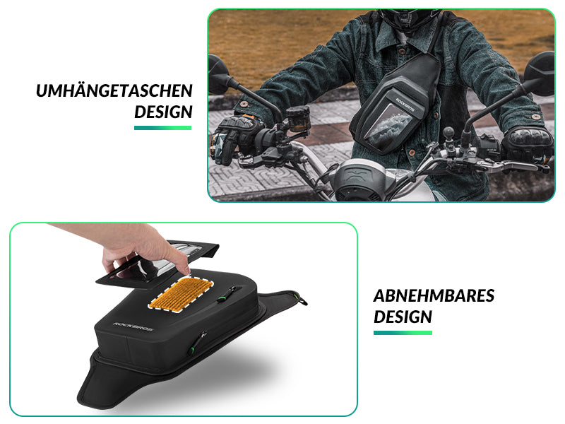 ROCKBROS Motorrad Wasserdicht Magnet Tanktasche Details