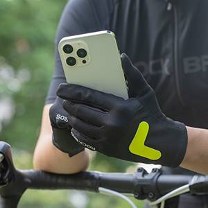 ROCKBROS Radhandschuhe MTB Frühling Herbst Atmungsaktiv Touchscreen Unisex Details