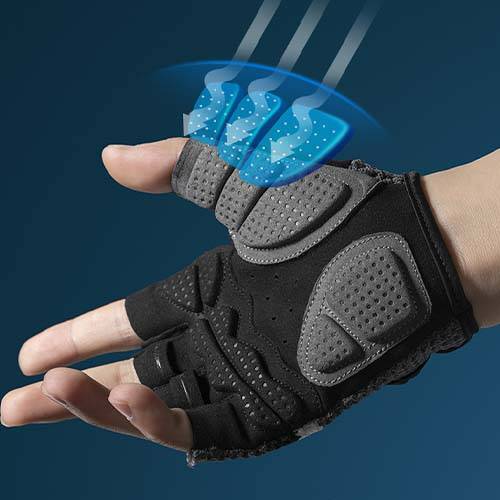 ROCKBROS Radsport Halbfingerhandschuhe Universal Trainingshandschuhe  Details