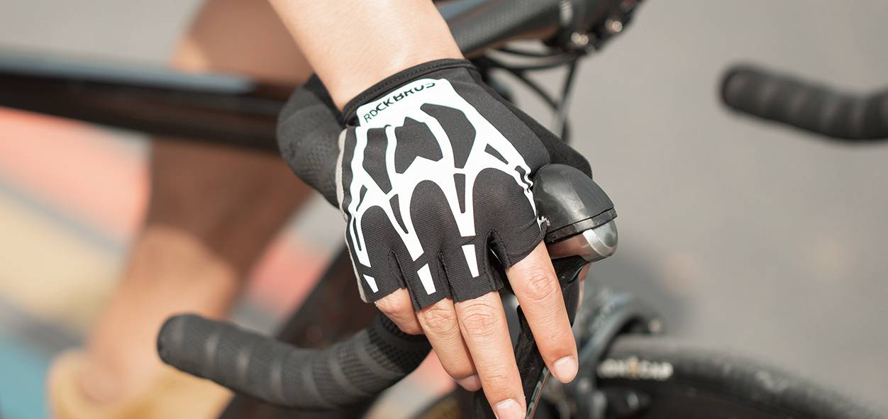 ROCKBROS Radsport Touchscreen Fingerlose Handschuhe Frühling Details