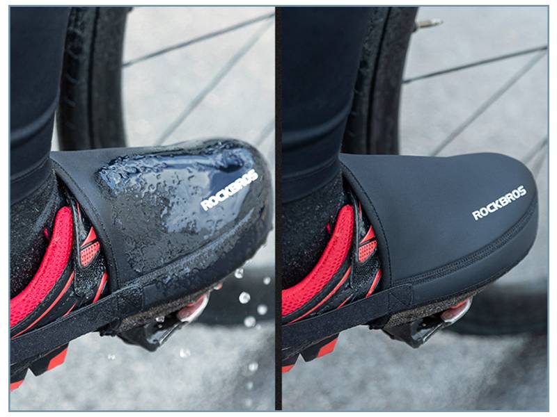 ROCKBROS Radsport Überschuhe Wasserdicht Kevlar Fahrrad Shoe Cover Details