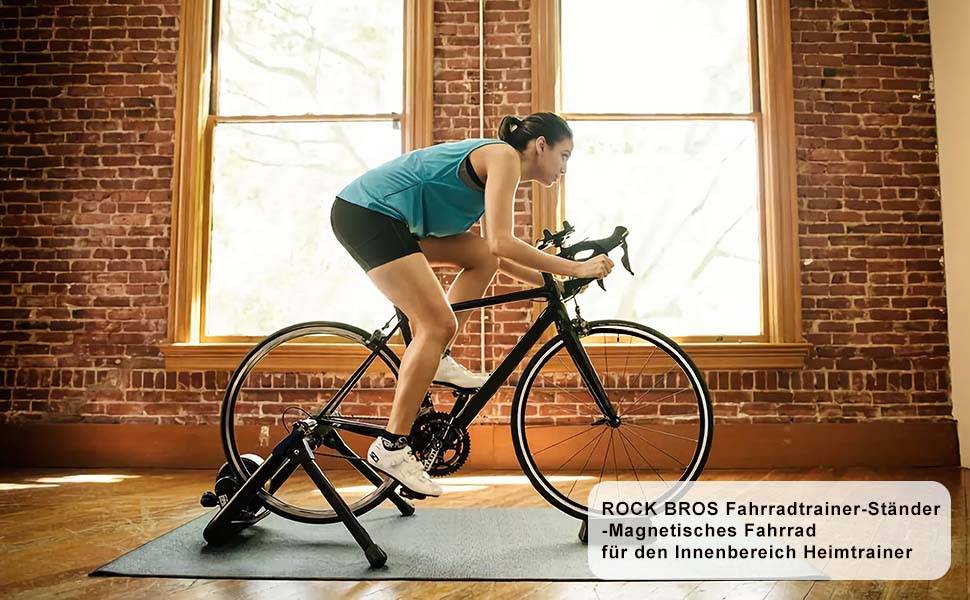 ROCKBROS Roller Trainer Magnetic Indoor Bike Training Device Foldable Details